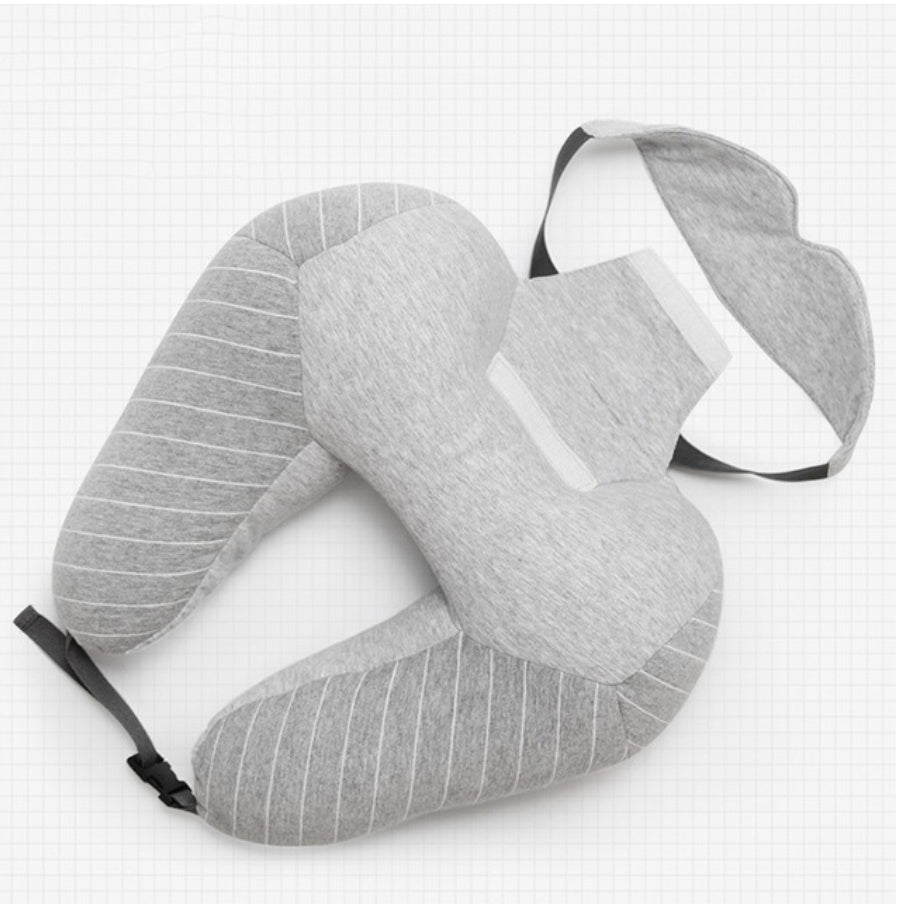 U-Shaped Travel Neck Pillow – Memory Foam Support for Comfort