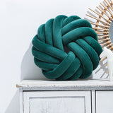 Knot Ball Throw Pillow – Plush Decorative Cushion for Sofa