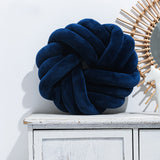 Knot Ball Throw Pillow – Plush Decorative Cushion for Sofa