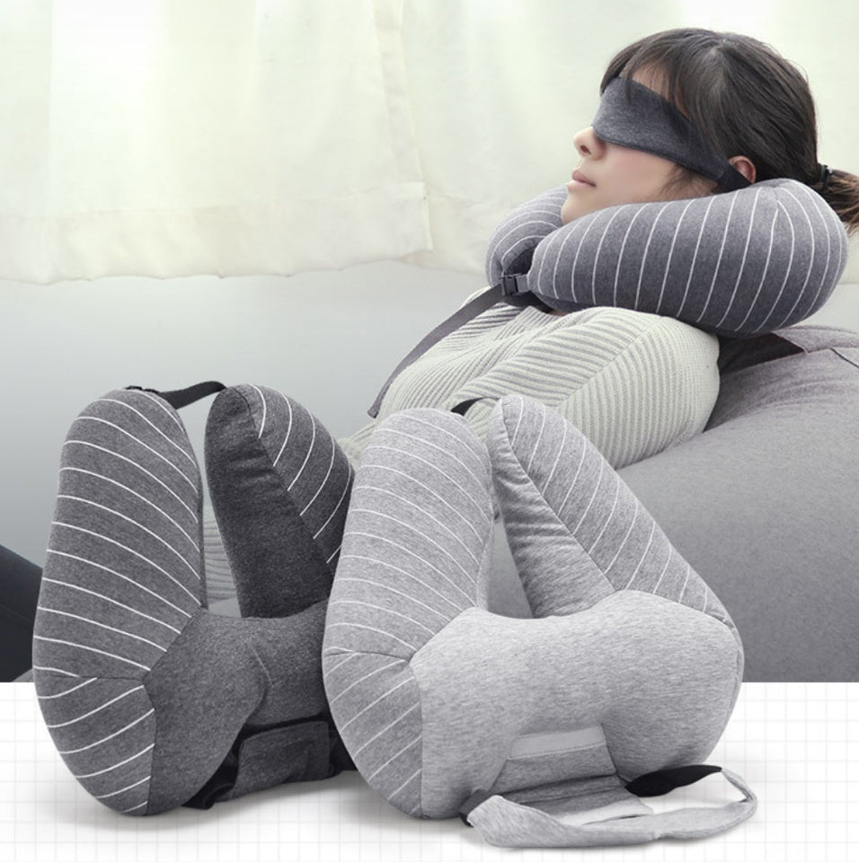 U-Shaped Travel Neck Pillow – Memory Foam Support for Comfort