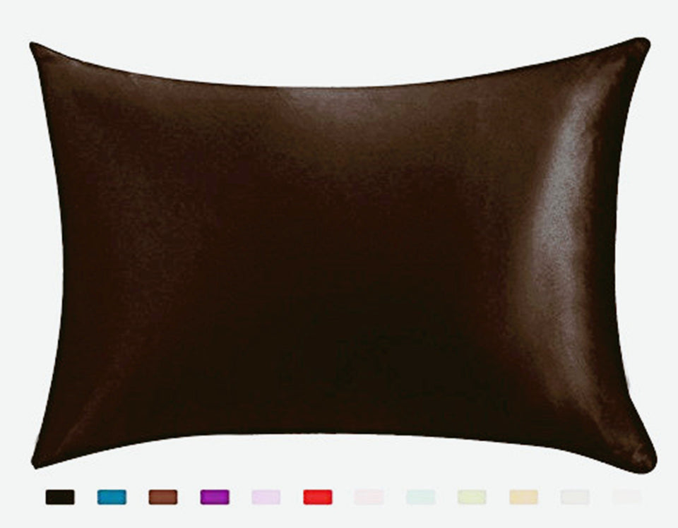 Satin Silk Pillowcase – Smooth Cooling Cover for Hair & Skin