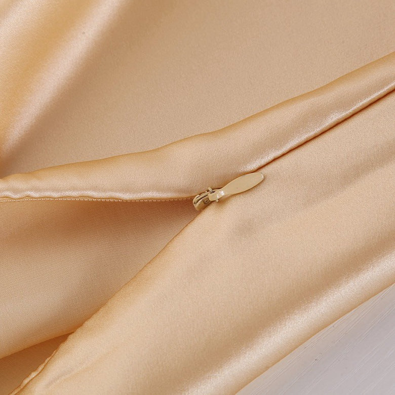 Satin Silk Pillowcase – Smooth Cooling Cover for Hair & Skin