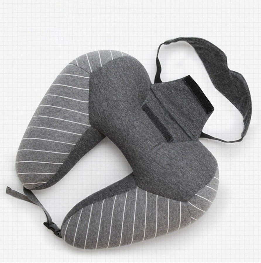 U-Shaped Travel Neck Pillow – Memory Foam Support for Comfort
