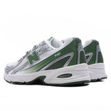 740 - White/Alpine Green/Silver Metallic