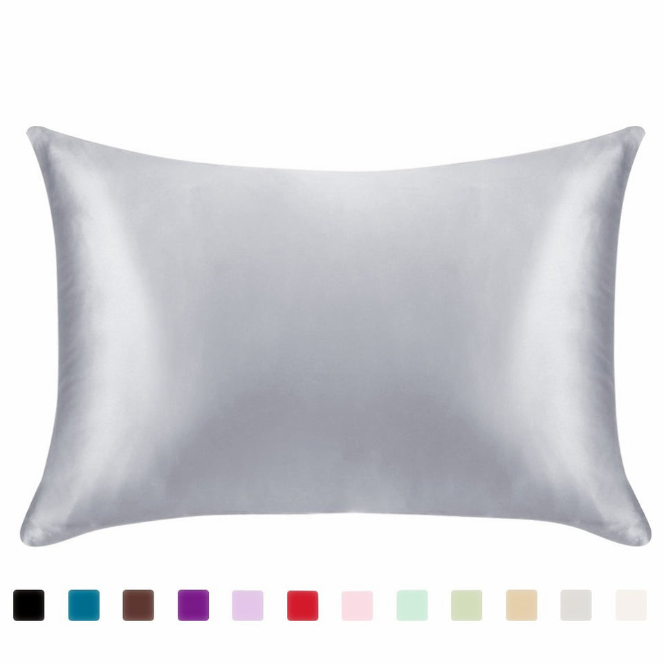 Satin Silk Pillowcase – Smooth Cooling Cover for Hair & Skin