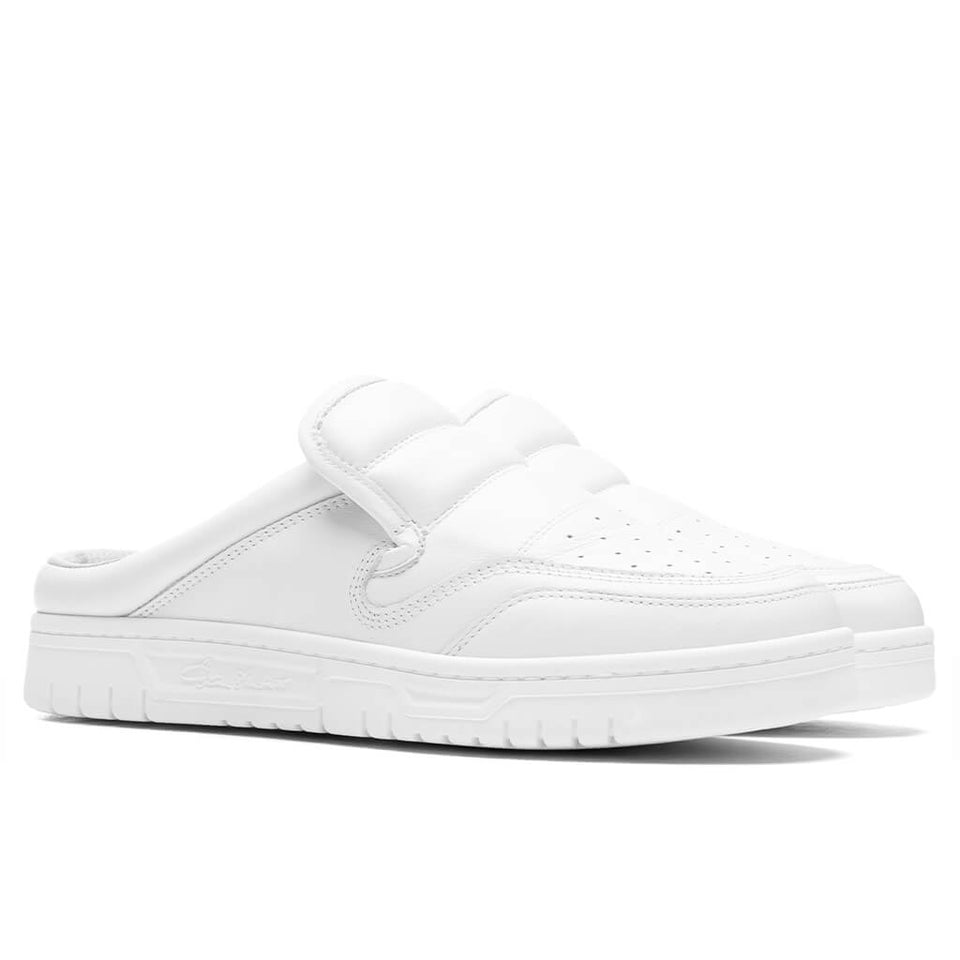 Slip  Mule - White