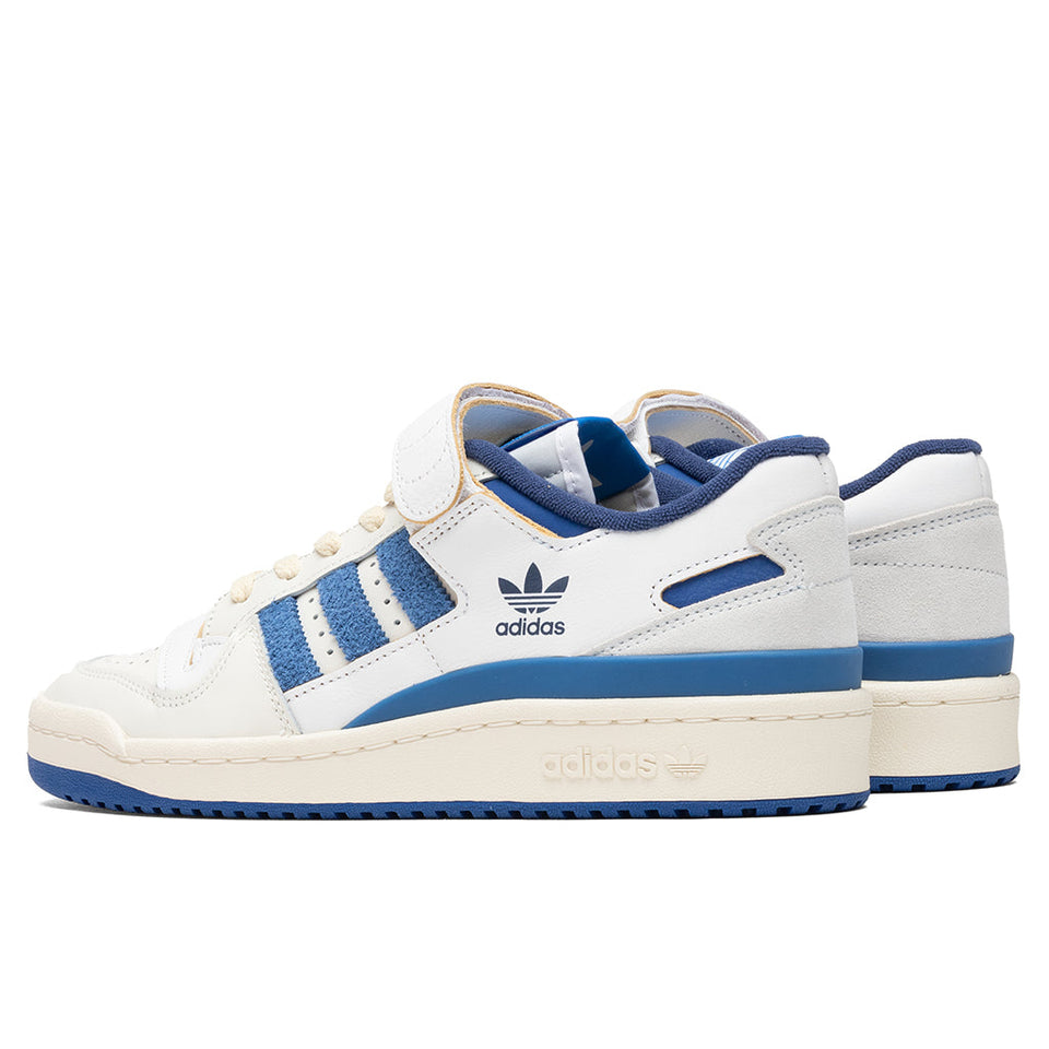 Forum 84 Low Blue Thread - White/Royal Blue