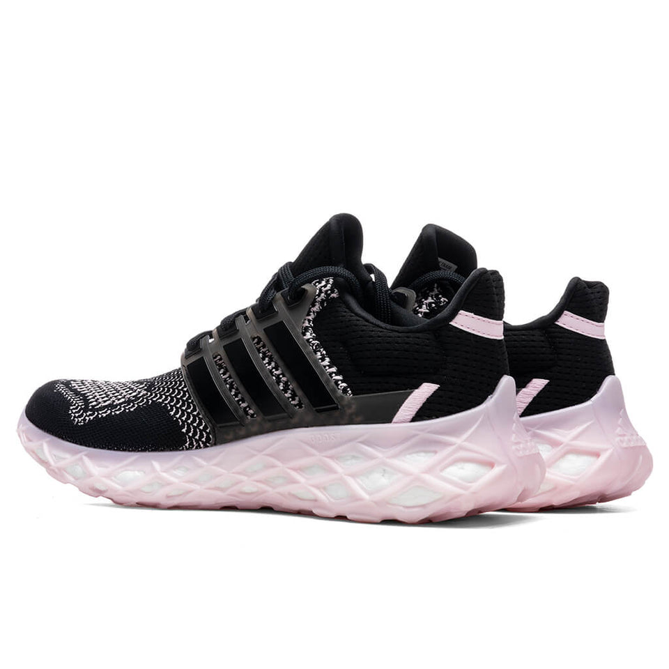 Women's Ultraboost Web DNA - Core Black/Clear Pink