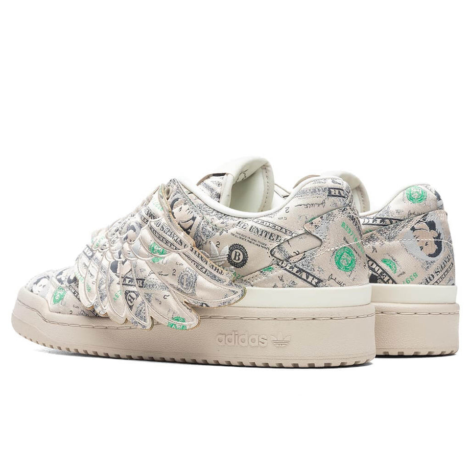Adidas Originals x Jeremy Scott Forum Wings Low Money - Clear Brown