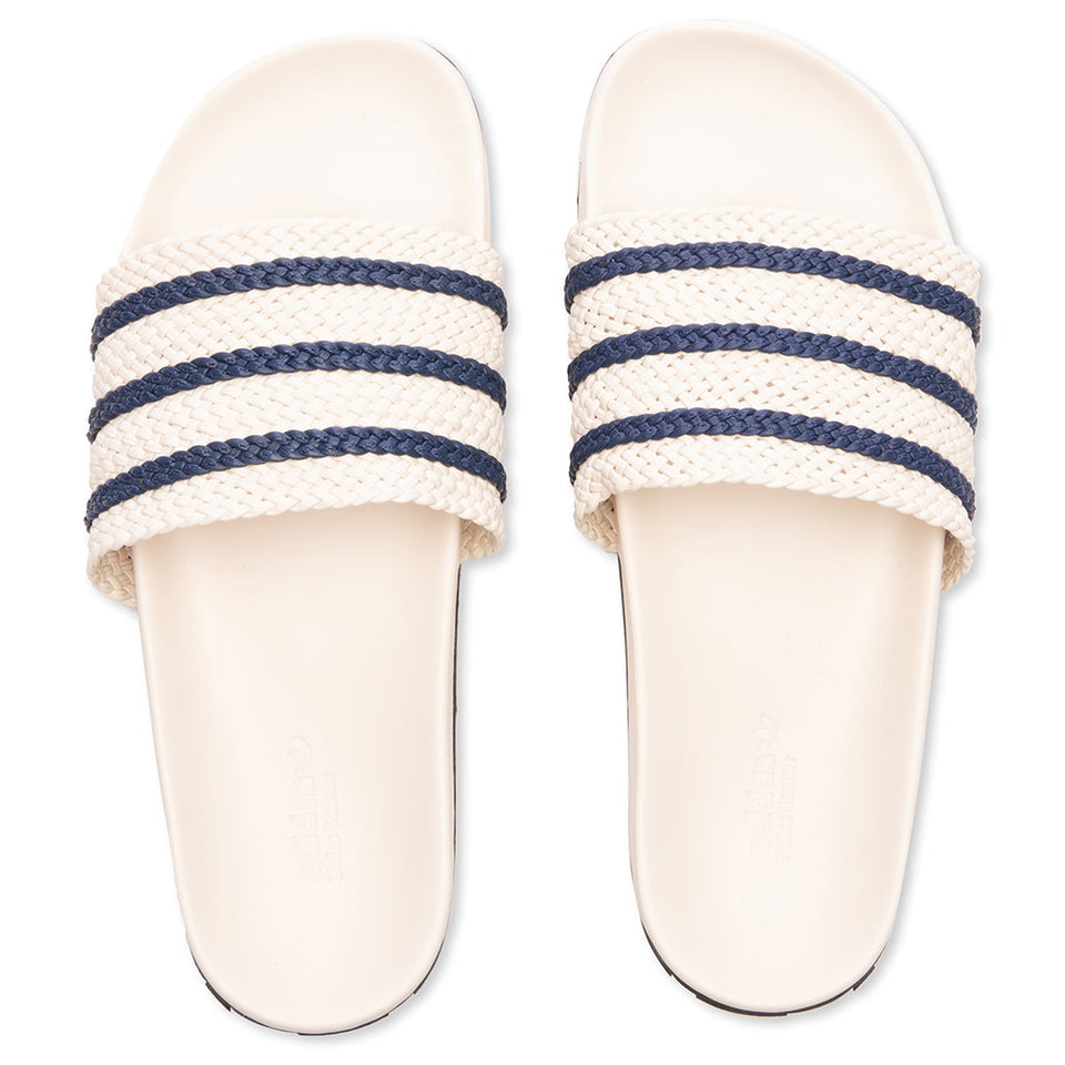 Adidas Originals x Wales Bonner Adilette - Wonder White/Night Indigo