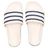 Adidas Originals x Wales Bonner Adilette - Wonder White/Night Indigo