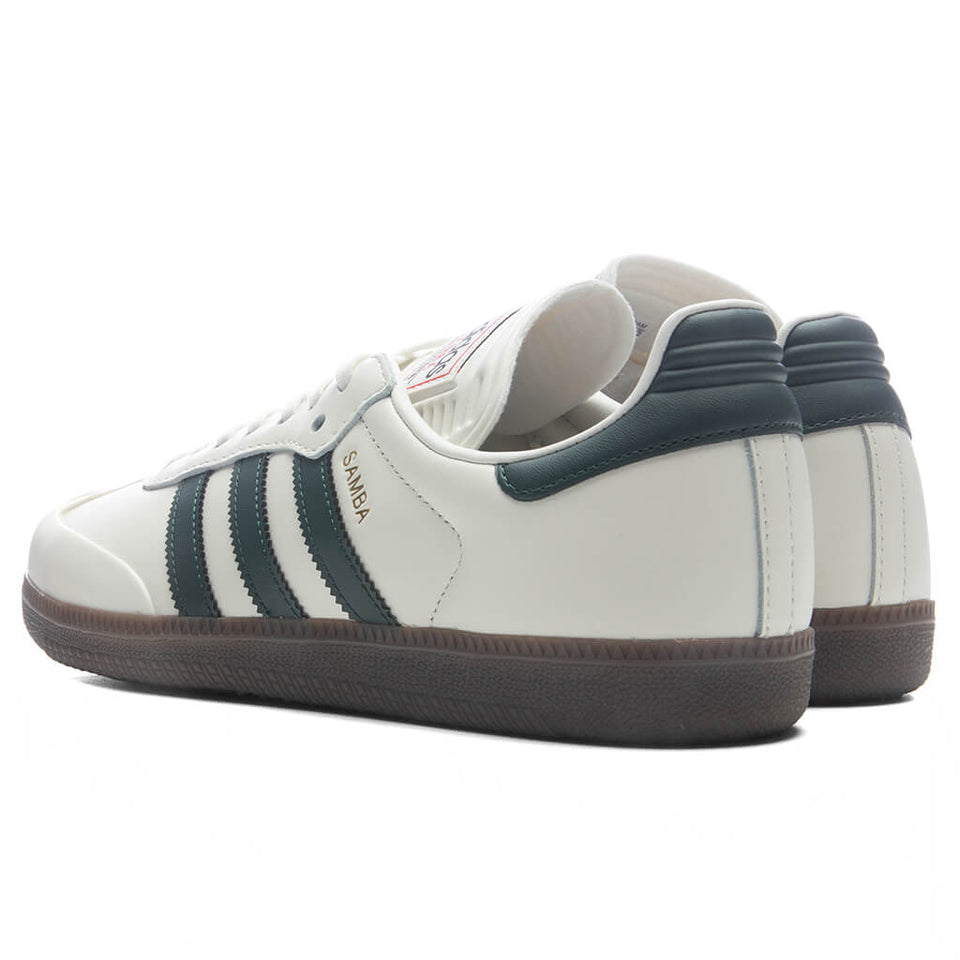 Adidas x BAPE Samba - Off White/Shadow Green/Gum