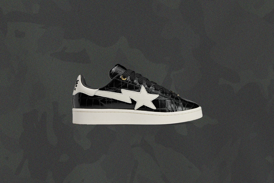 Adidas x BAPE Campus 00s - Core Black/Off White/ Gold Metallic