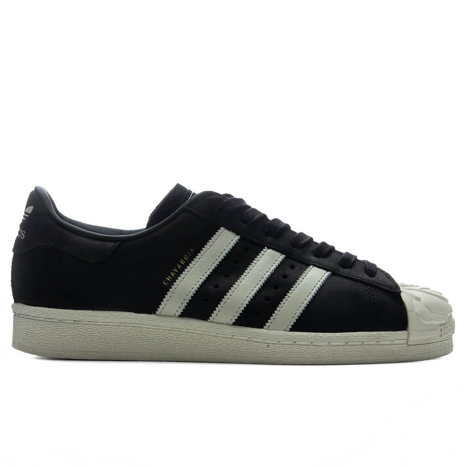 Adidas Originals x Willy Chavarria Superstar 'Rose' - Core Black/Cream White/Gold Metallic