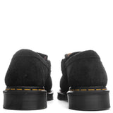 Adrian Snaffle - Black Napped Suede/Beige Contrast Hair On