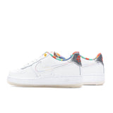 Air Force 1 LV8 (GS) - White/White/Midnight Navy