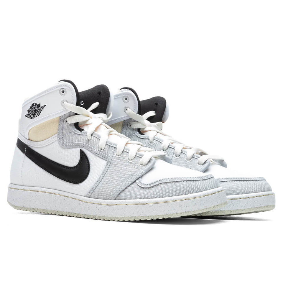 Air Jordan 1 KO - White/Black/Grey Fog