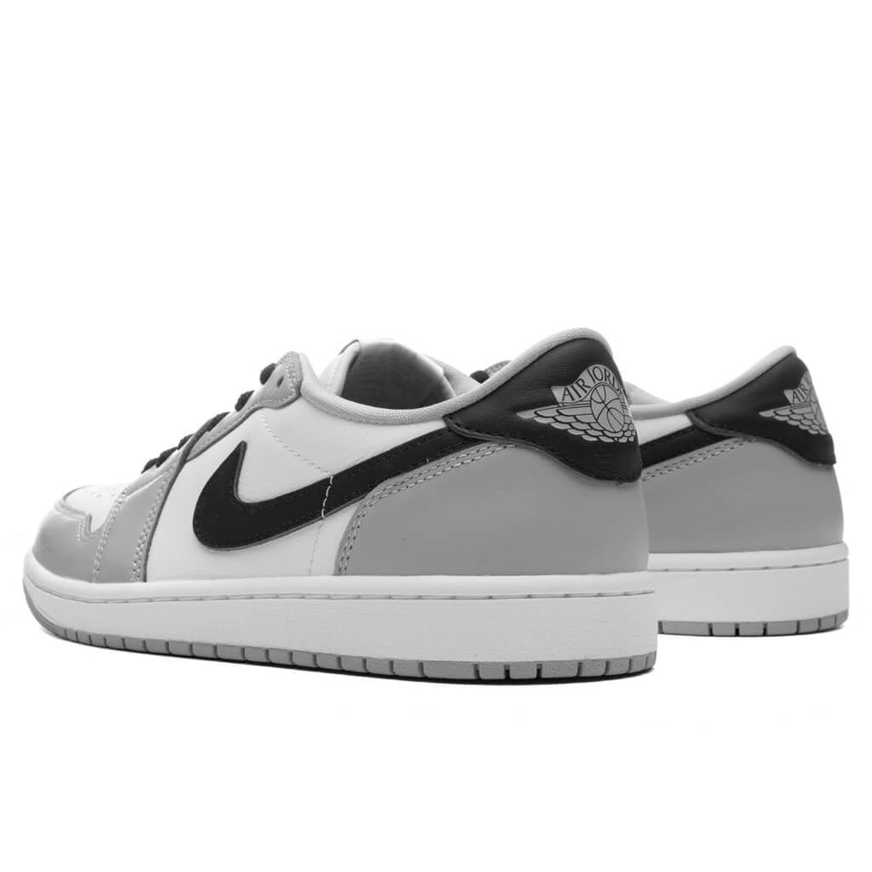 Air Jordan 1 Low OG 'Barons' - White/Black/Wolf Grey