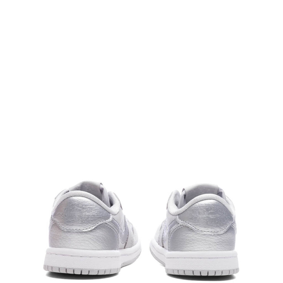 Air Jordan 1 Low OG 'Metallic Silver' (TD) - Neutral Grey/Metallic Silver/White