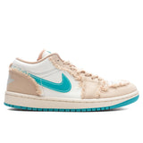 Women's Air Jordan 1 Low 'Beachside' - Sesame/Dusty Cactus/Glacier Blue