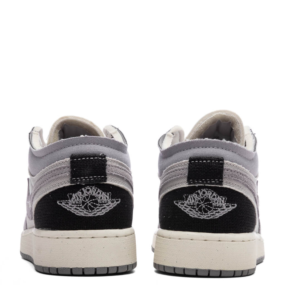 Air Jordan 1 Low SE (GS) - Tech Grey/Black/Cement Grey