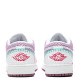 Air Jordan 1 Low SE (GS) - White/Light Bordeaux/Rush Pink