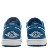Women's Air Jordan 1 Low - White/Dark Marina Blue