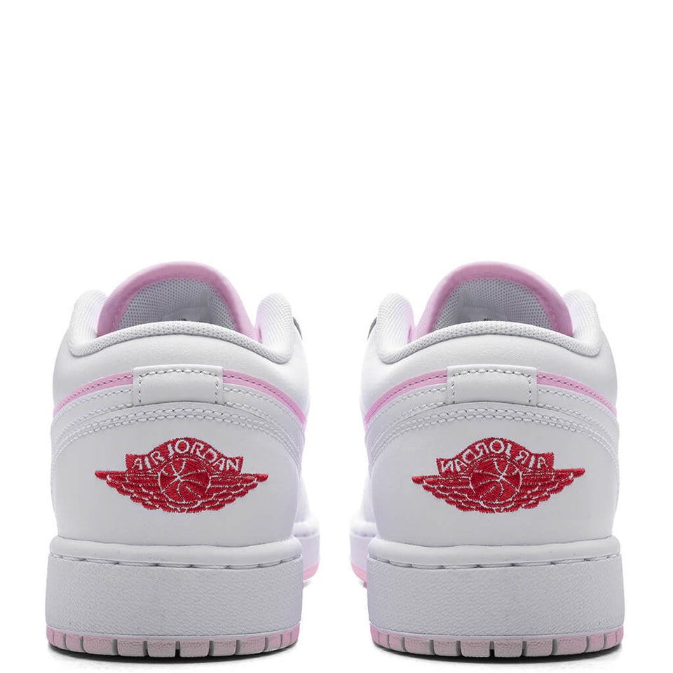 Air Jordan 1 Low (GS) - Pink Foam/White/Fire Red