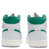 Air Jordan 1 Mid - Summit White/Pine Green/Pure Platinum