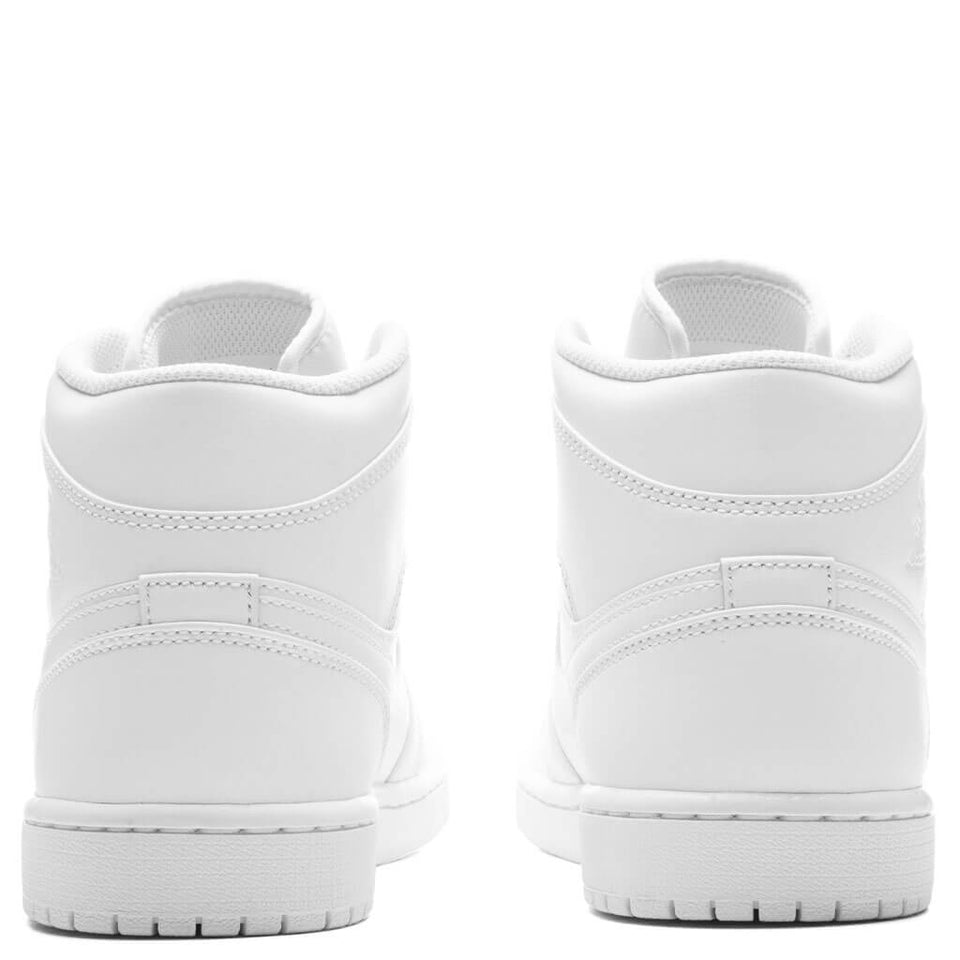 Air Jordan 1 Mid - Triple White