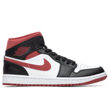 Air Jordan 1 Mid - White/Gym Red