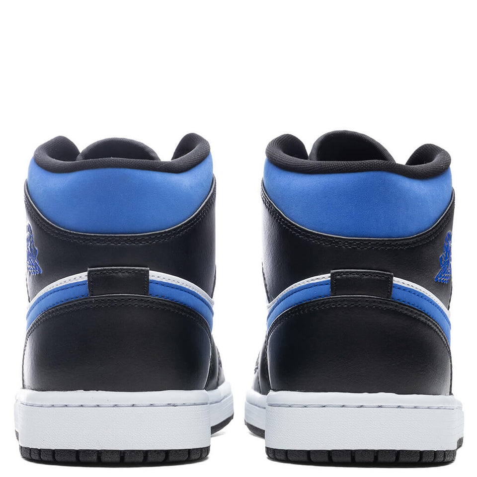 Air Jordan 1 Mid - White/Racer Blue/Black