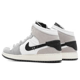 Air Jordan 1 Mid SE (GS) - Cement Grey/Black/White