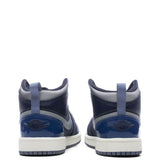 Air Jordan 1 Mid SE Craft (PS) - Obsidian/White/French Blue