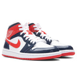Women's Air Jordan 1 Mid SE - Midnight Navy/University Red