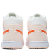 Women's Air Jordan 1 Mid SE - Sail/Orange Quartz
