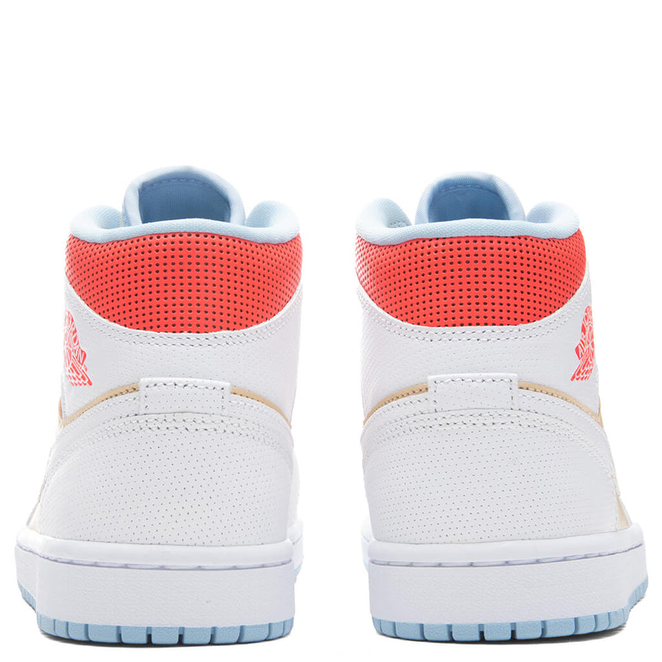 Women's Air Jordan 1 Mid SE - Sesame/White