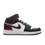 Air Jordan 1 Mid SE (GS) - White/Dark Pony/Black