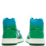 Women's Air Jordan 1 Mid - Black/Lucky Green/Aquatone