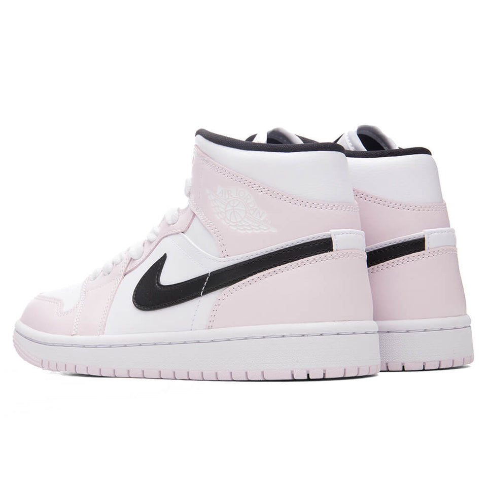 Women's Air Jordan 1 Mid - Light Violet/Black
