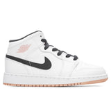 Air Jordan 1 Mid (GS) - White/Anthracite