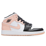 Air Jordan 1 Mid (GS) - White/Arctic Orange