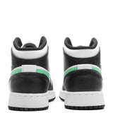 Air Jordan 1 Mid (GS) - White/Green Glow/Black