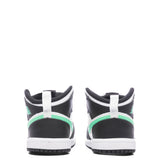 Air Jordan 1 Mid (TD) - White/Green Glow/Black