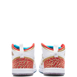 Air Jordan 1 Mid (TD) - White/Metallic Gold/University Red