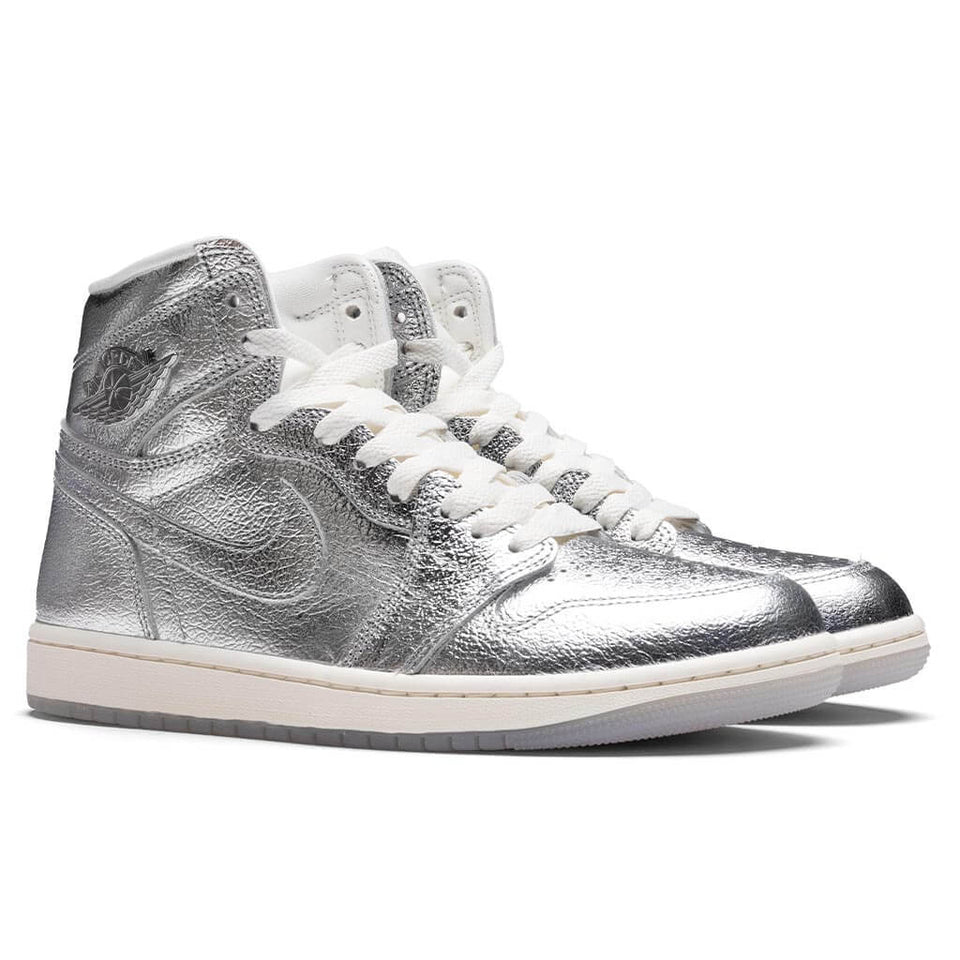 Women's Air Jordan 1 Retro Hi OG - Metallic Silver/Photon Dust/Sail