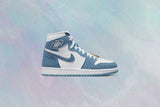 Women's Air Jordan 1 Retro Hi OG - White/Boarder Blue/Metallic Gold