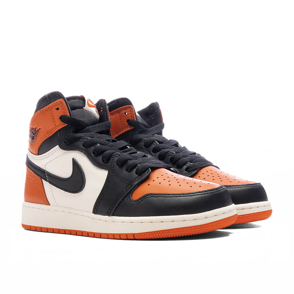 Air Jordan 1 Retro High OG 'Shattered Backboard' (GS) - Black/Sail/Starfish
