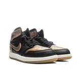 Air Jordan 1 Retro High OG (PS) 'Black and Gold' - Black/Metallic Gold/Sail