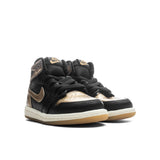 Air Jordan 1 Retro High OG (TD) 'Black and Gold' - Black/Metallic Gold/Sail